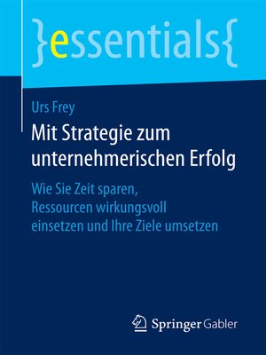 cover image of Mit Strategie zum unternehmerischen Erfolg